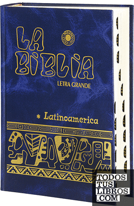 La Biblia Latinoamérica [letra grande] cartoné, con uñeros