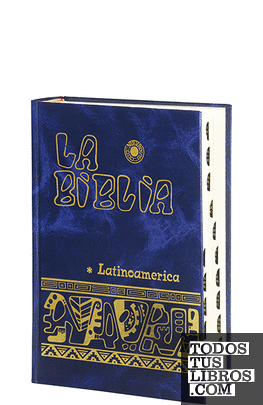 La Biblia Latinoamérica [bolsillo] cartoné color, con uñeros