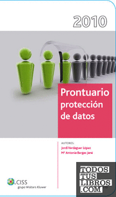 Prontuario protección de datos 2010