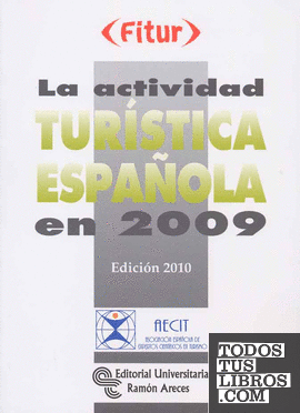 La actividad turística española en 2009