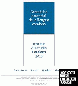 Gramàtica essencial de la llengua catalana
