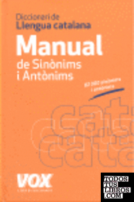 Diccionari Manual de Sinònims i Antònims de la Llengua Catalana