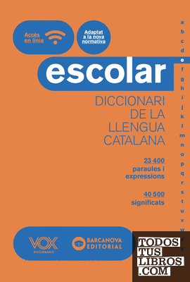 Diccionari Escolar de la Llengua Catalana VOX-BARCANOVA