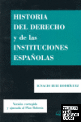 Historia del Derecho y de las Instituciones españolas