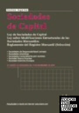 Sociedades de Capital 2ª Ed. 2010