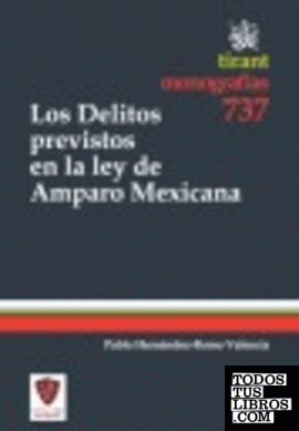 Los delitos previstos en la ley de Amparo Mexicana
