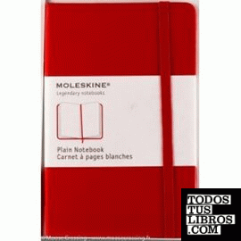 Plain Classic Red Notebook Rojo cuaderno liso