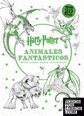 Harry Potter-Animales fantásticos Mini libro para colorear