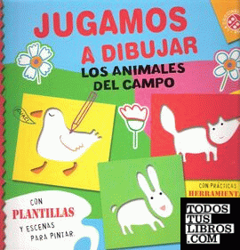 JUGAMOS A DIBUJAR, LOS ANIMALES DEL CAMPO de Mantegazza, Giovanna  978-88-7703-329-1