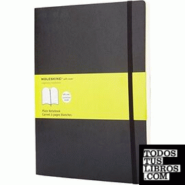 Plain classic soft notebook xl cuaderno liso blanda