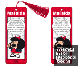 Marcapáginas 3D Mafalda (rojo)
