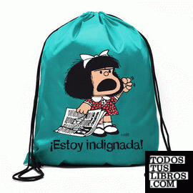 Bolsa de cuerdas Mafalda ¡Estoy indignada!