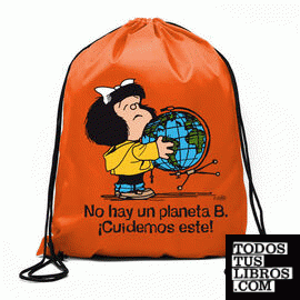 Bolsa de cuerdas Mafalda ¡No hay un planeta B!