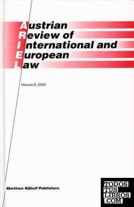 Austrian Review of International and European Law (vol. 8-2003)