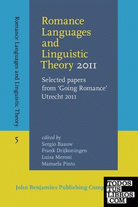 ROMANCE LANGUAGES AND LINGUISTIC THEORY 2011