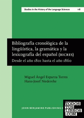 BIBLIOGRAFIA CRONOLOGICA DE LA LINGUISTICA LA GRAMATICA Y LA