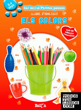 Els colors - Petites passes llibres d'adhesius