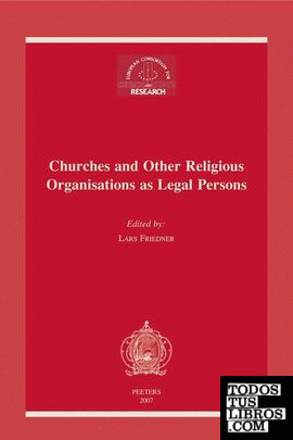 CHURCHES AND OTHER RELIGIOUS ORGANISATIONS AS LEGAL PERSONS.