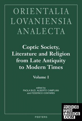 Coptic Society, Literature and Religion from Late Antiquity to Modern Times