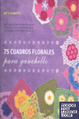 75  Cuadros florales  para   ganchillo