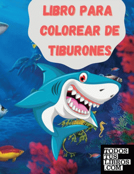 Libro para colorear de tiburones