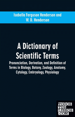 A dictionary of scientific terms