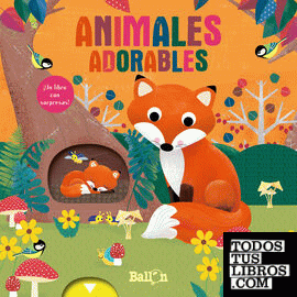 ANIMALES ADORABLES - LIBRO CON SORPRESAS
