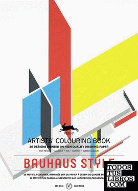 BAUHAUS STYLE ARTIST COLOURING BOOK