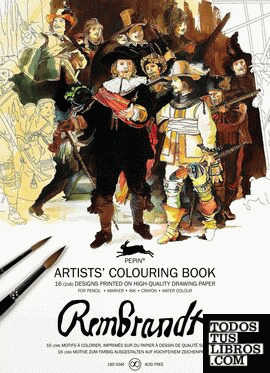 REMBRANDT PAINTINGS COLORING BOOK