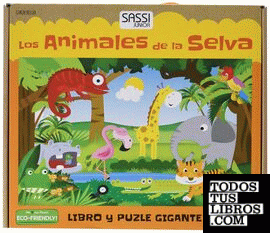 Los animales de la selva (libro puzzle gigante)