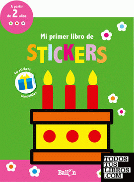 Mi primer libro de stickers - Cumpleaños