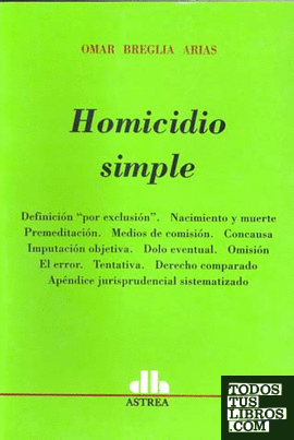 HOMICIDIO SIMPLE