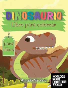 Dinosaurio Libro para colorear para niños