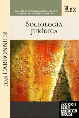 SOCIOLOGIA JURIDICA (Jean Carbonnier)