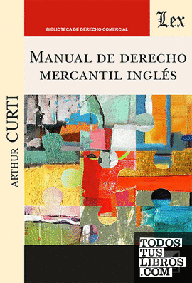 MANUAL DE DERECHO MERCANTIL INGLES
