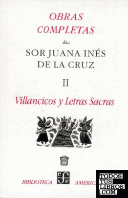Obras completas, II : Villancicos y letras sacras