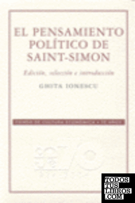 El pensamiento político de Saint-Simon