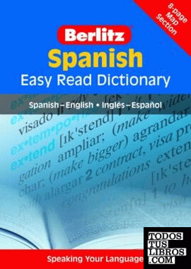 Easy read dictionary spanish