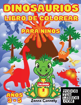 Dinosaurios Libro De Colorear Para Niños de Zanna Connelly 978-986-7210-74-6