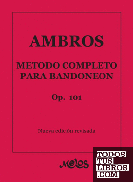 BA9122 - Método completo para bandoneón - Op. 101