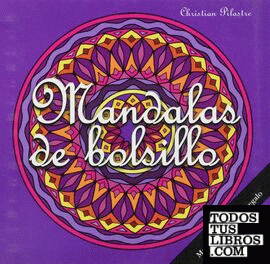 MANDALAS DE BOLSILLO MORADO C/STICKERS