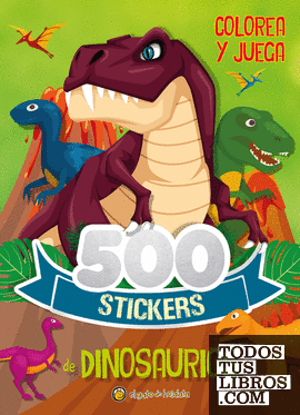 500 Stickers de Dinosaurios