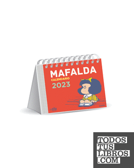 Mafalda 2023, Calendario Escritorio Rojo