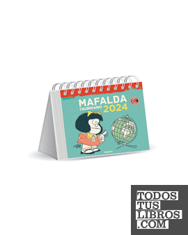 Mafalda 2024, Calendario Escritorio turquesa