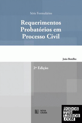 requerimentos probatorios em processo civil