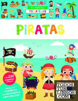 Mi primer libro de pegatinas, piratas