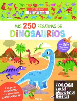 Mis 250 pegatinas de dinosaurios