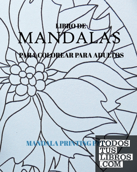 Libro de Mandalas para colorear para adultos