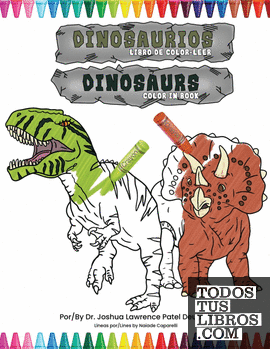 Dinosaurios libro de color-leer