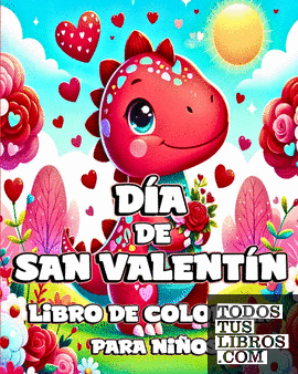 Día de San Valentín Libro de Colorear para Niños
